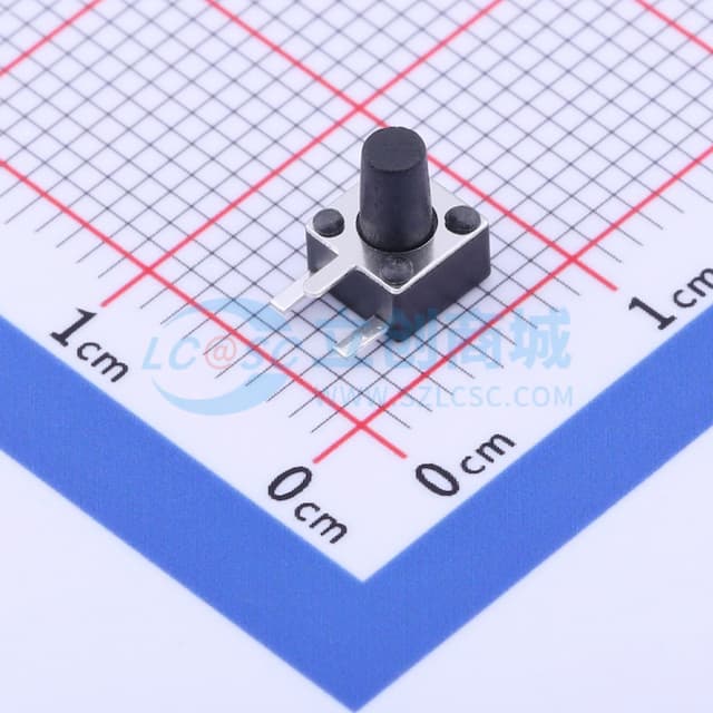 4.5*4.5*6.5 三脚侧插开关 【插件】实物图