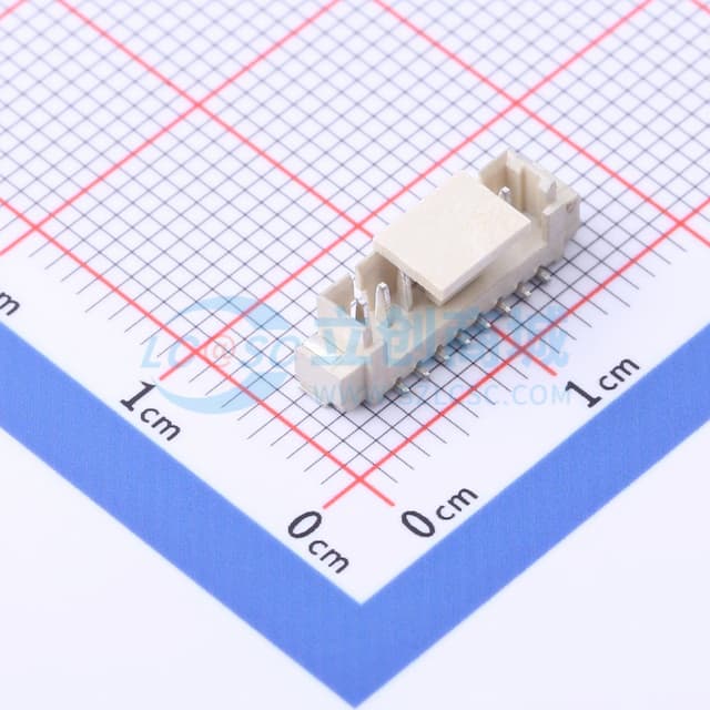 1x8P 间距:1.25mm 立贴 系列:PicoBlade(MX 1.25)实物图