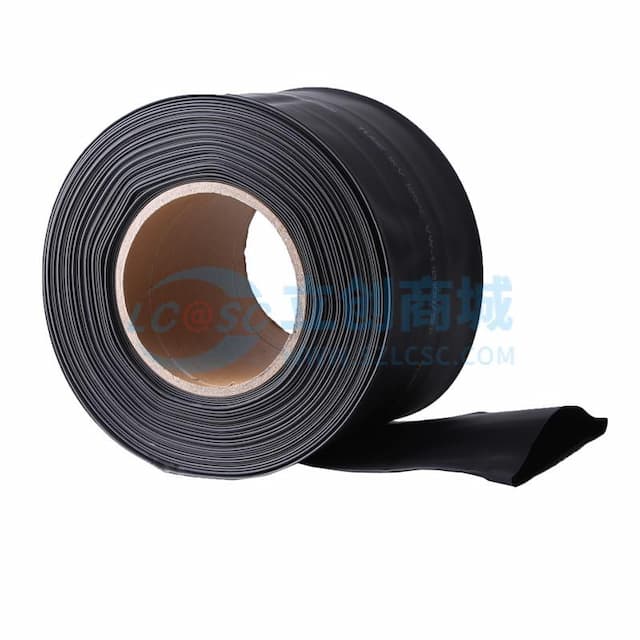 [一整盒25米] DELIXI(德力西) 热缩管 100mm 黑色 RSG100BKD实物图