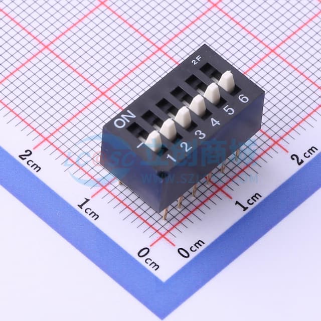 拨码开关 (间距2.54mm)实物图
