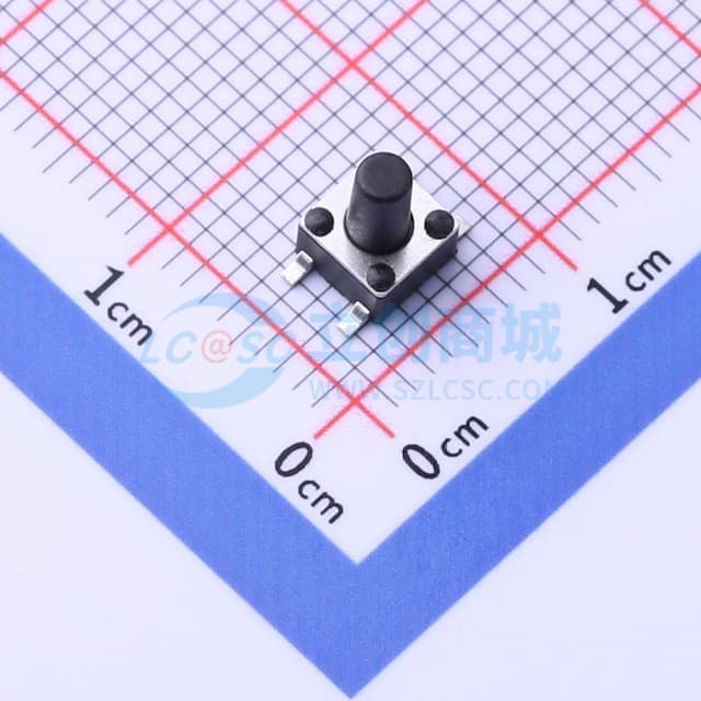 4.5*4.5*7mm 立贴 轻触开关实物图