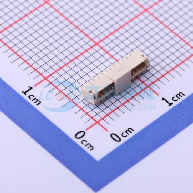1x11P 间距:0.8mm 立贴实物图