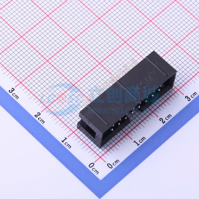 【插件】2.54mm 2x8P 排数:2 每排P数:8实物图