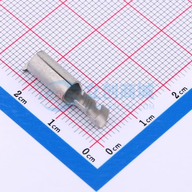 Shur-Plug，4.57 mm 插针直径，18 - 14 AWG，.8 - 2 mm² 导线，开式桶，镀锡实物图