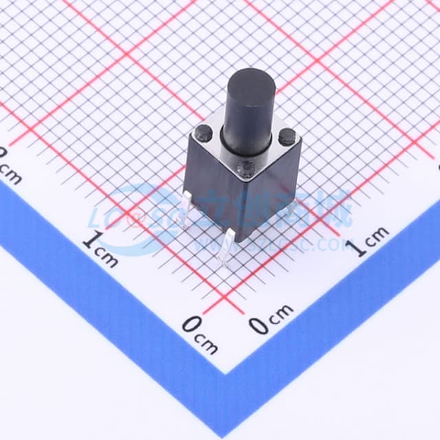 6*6*14mm 直插 轻触开关 【插件】实物图