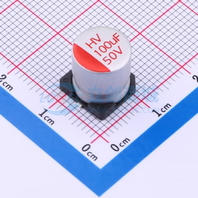 100uF ±20% 50V实物图