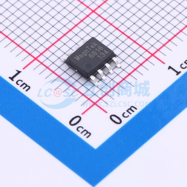 零延迟磁角位置传感器IC实物图