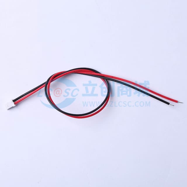 1.50mm (Molex 87439)HSG,2P端子线，长度200，单端镀锡实物图