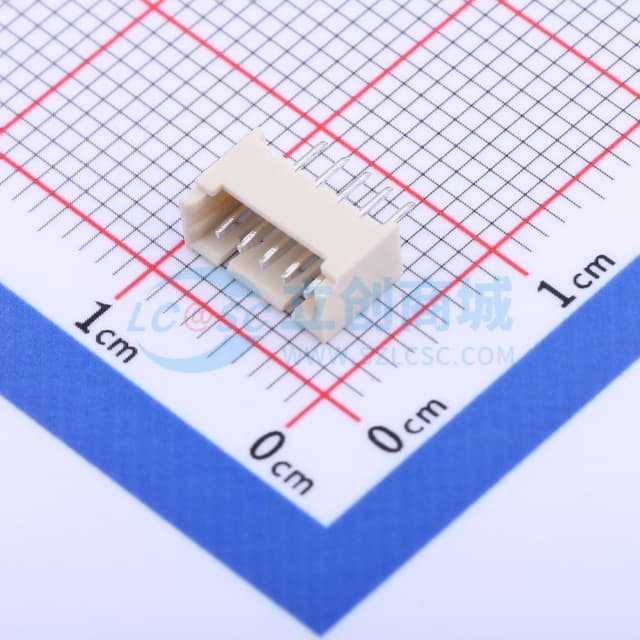 1x5P 间距:1.25mm 直插 【插件】实物图