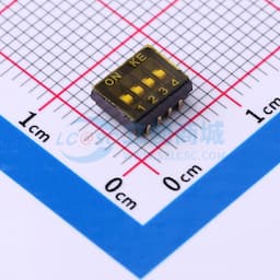 1.27mm 4位贴片拨码开关(J脚)缩略图
