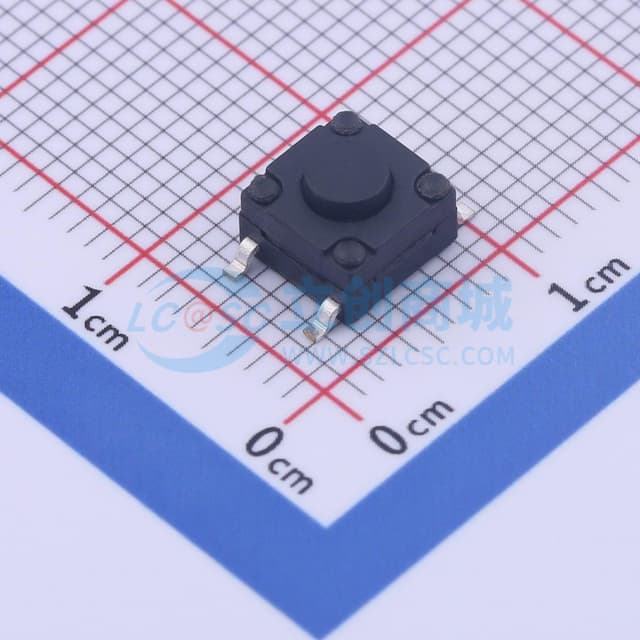 6.2*6.2*4.3mm 立贴 轻触开关实物图