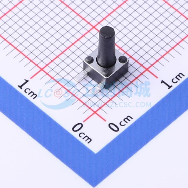 4.5*4.5*9H-J 260gf 边两脚【插件】实物图