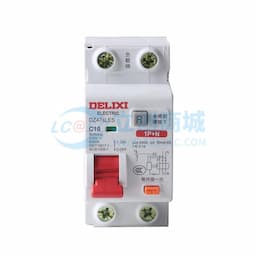 DELIXI(德力西)DZ47sLES系列小型漏电保护断路器DZ47sLES 下进线 1P+N（N极直通） C型 10A DZ47SLESR1C10缩略图