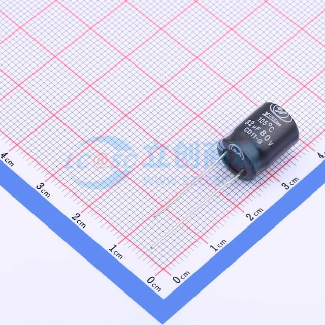 82uF ±20% 80V实物图