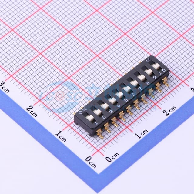拨码开关 (间距2.54mm)实物图