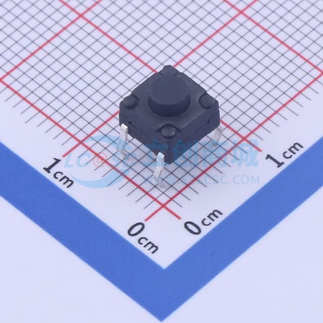 6*6*5mm 直插 轻触开关 【插件】实物图