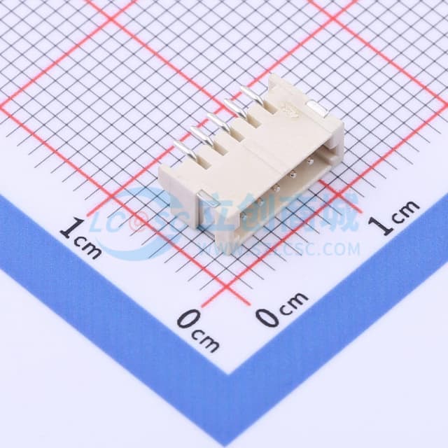 1x5P 间距:1.5mm 卧贴 系列:ZH实物图