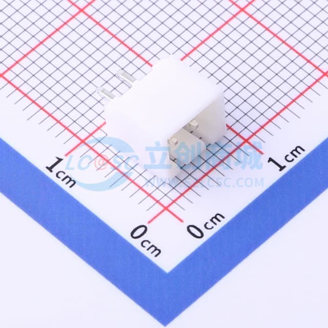 1x2P 间距:2.5mm 直插 系列:XHB 【插件】实物图