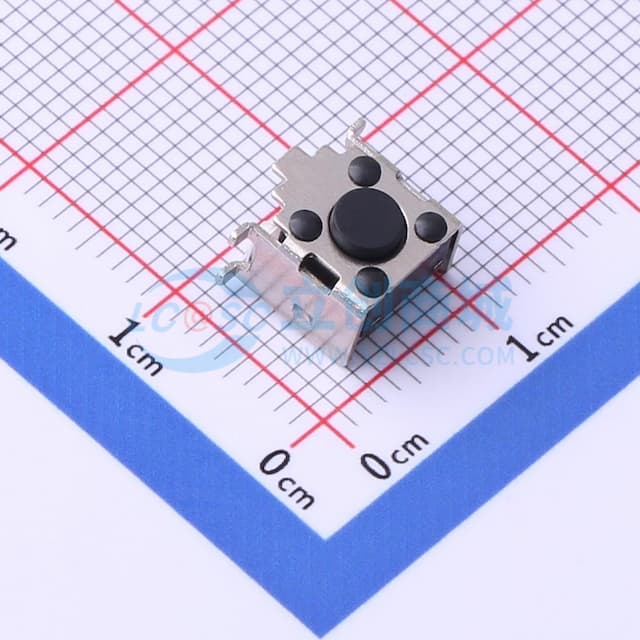 6*6*4.5mm 卧贴 轻触开关实物图