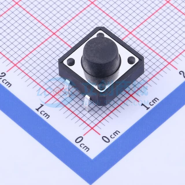12*12*7mm 直插 轻触开关【插件】实物图