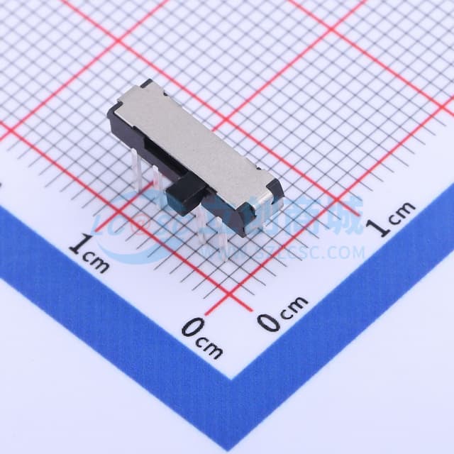 卧插三档 滑动开关 【插件】实物图