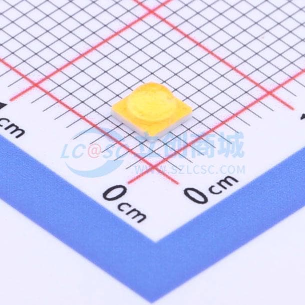 白灯 3000K 正贴  陶瓷基板实物图
