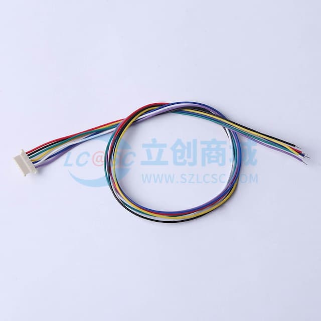 1.25mm (Molex 51146)HSG,7P端子线，长度300镀锡实物图