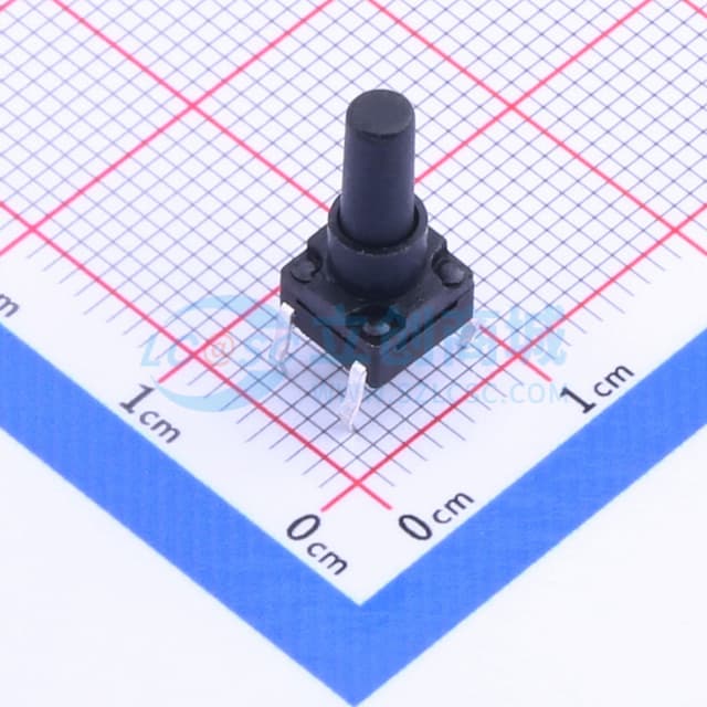 带胶套 防水 6.2x6.2x14 带胶套插件防水开关【插件】实物图