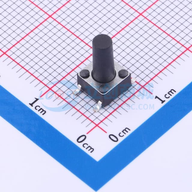 6*6*11.5mm 立贴 轻触开关实物图