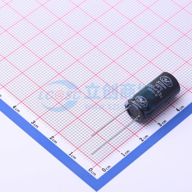 330uF ±20% 63V实物图