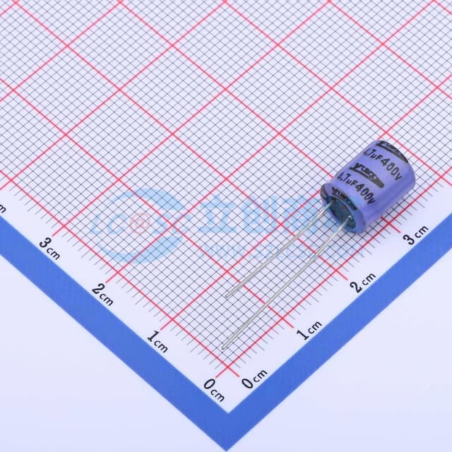 4.7uF ±20% 400V 【插件】实物图