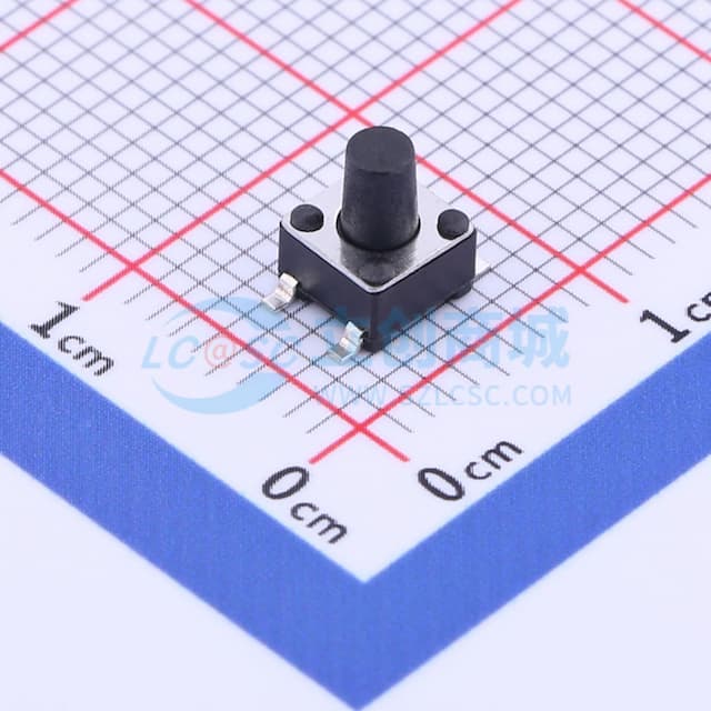 4.5*4.5*6mm 立贴 轻触开关实物图