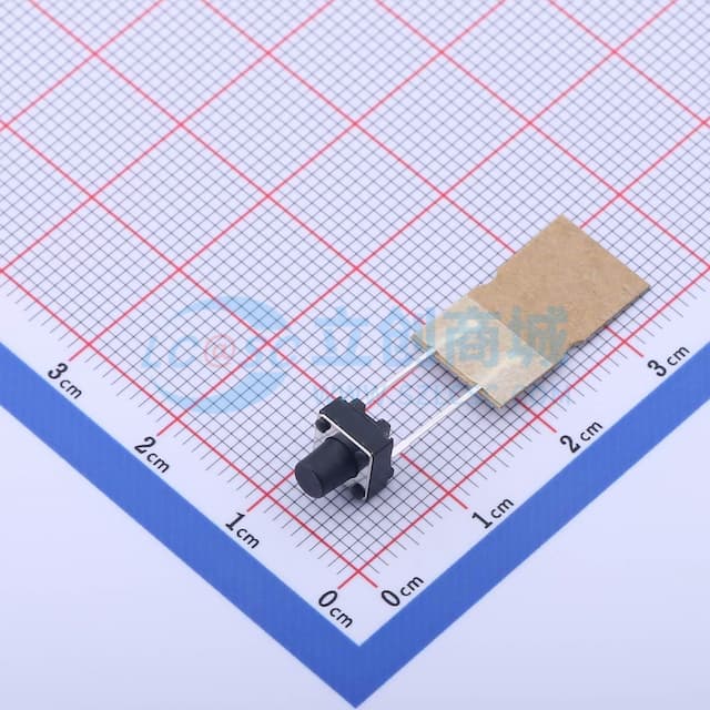 6*6*5mm 直插 轻触开关 【插件】实物图