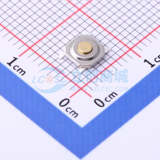 5.2*5.2*1.54mm 立贴 轻触开关实物图