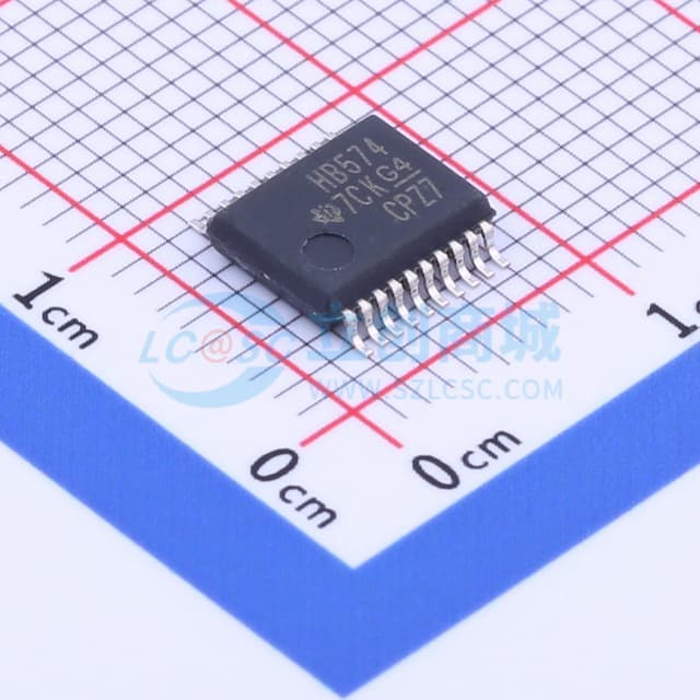 八进制透明D型锁存器，带三态输出实物图