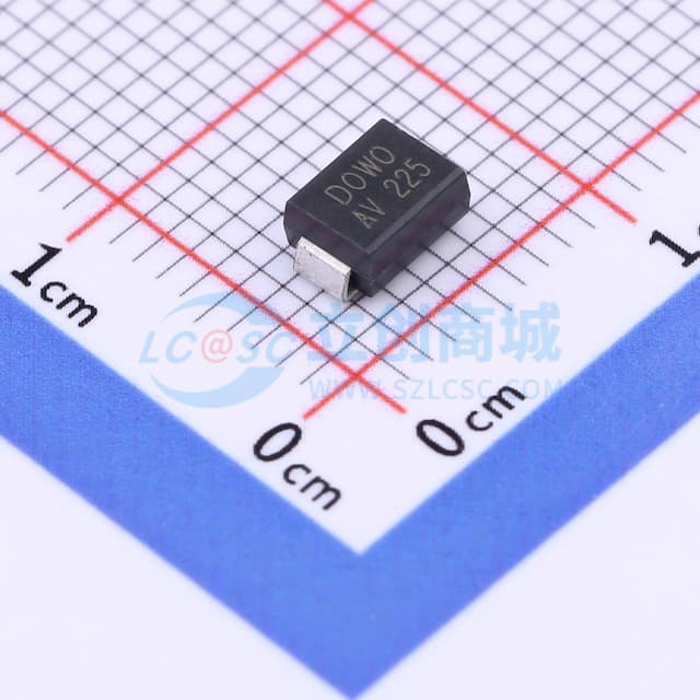 双向TVS 9V截止 峰值浪涌电流：38.96A实物图