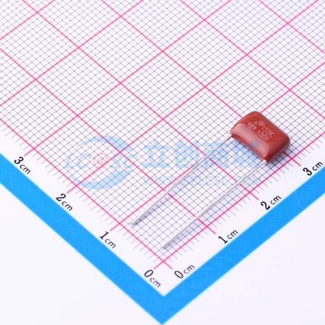 15nF ±10% 100V P=7.5 L=20 CL21 9.5*7*4实物图