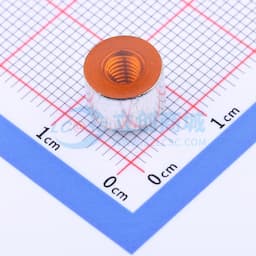 雄和远景，电路板表贴圆螺母柱，M4Xφ8.74X6+1.53，铜镀锡，编带装缩略图