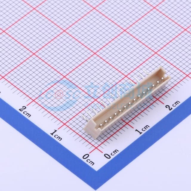 1x14P 间距:1.5mm 弯插 系列:ZH【插件】实物图