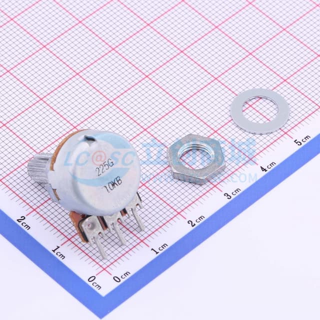 三件套 旋转电位器（金属轴）实物图