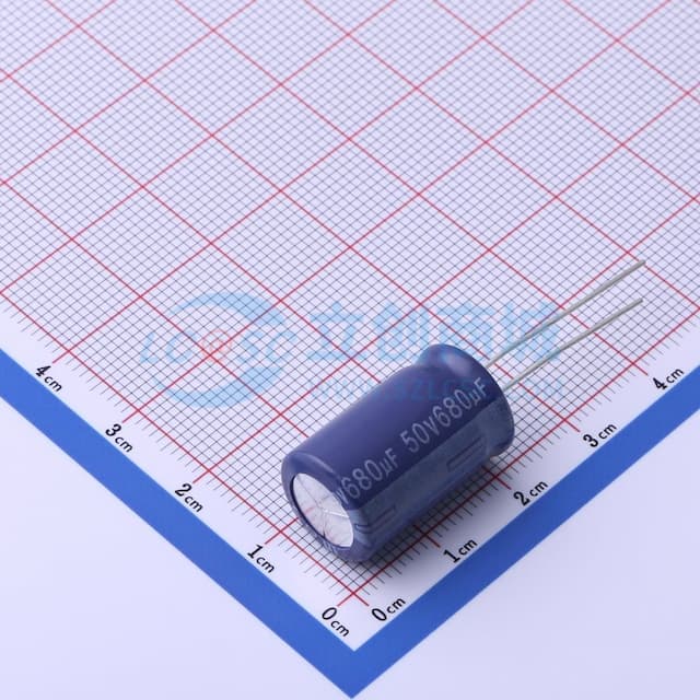 680uF ±20% 50V 【插件】实物图