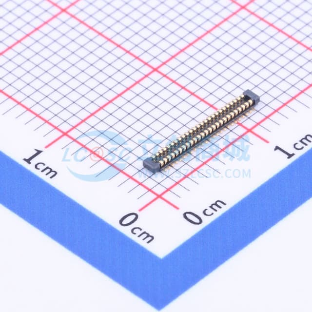 间距:0.4mm PIN:50P 公 立贴实物图