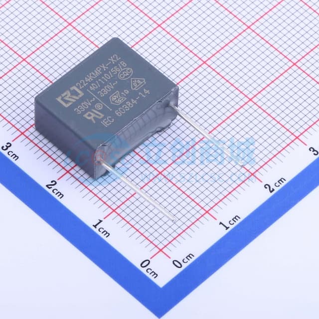 等级:X2 220nF ±10% 330V实物图