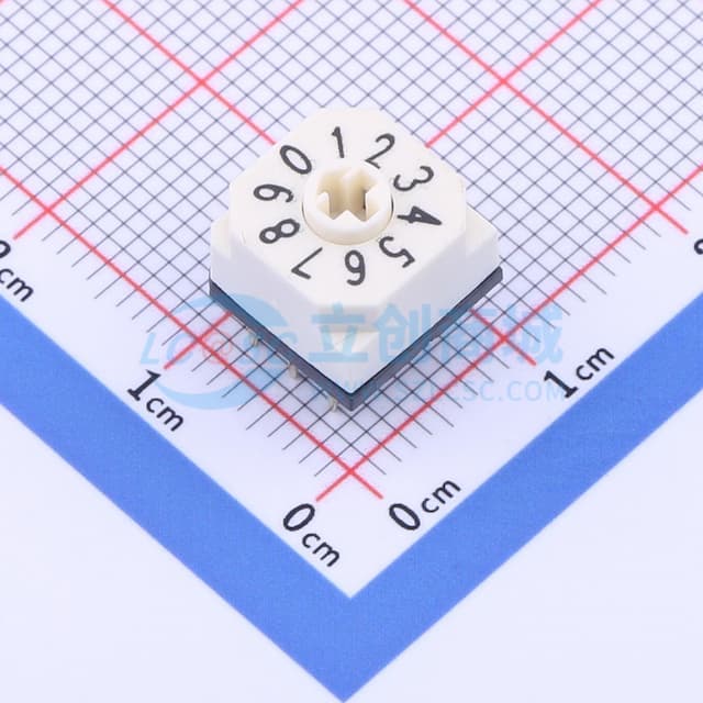 旋转编码开关/8421开关/BCD编码开关【插件】实物图