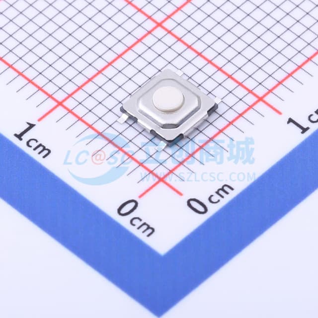 5.2*5.2*1.5mm 立贴 轻触开关实物图