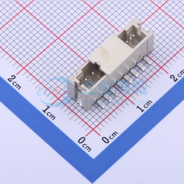 1x8P 间距:2mm 立贴 系列:PH实物图