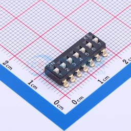 2.54mm 7位贴片高柄拨码开关缩略图