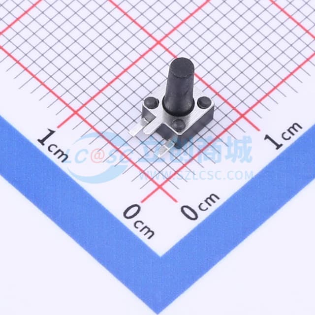 4.5*4.5*8.5H-J 260gf 边三脚【插件】实物图