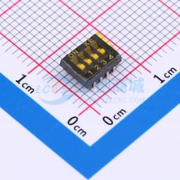 1.27mm 4位贴片拨码开关(J脚)缩略图
