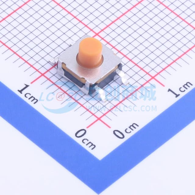 6.2*6.2*5.2mm 立贴 轻触开关实物图